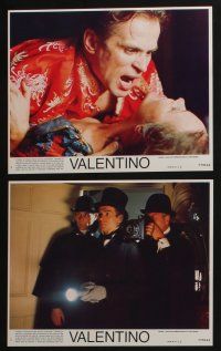 4e153 VALENTINO 8 8x10 mini LCs '77 Rudolph Nureyev as the silent star, Michelle Phillips!