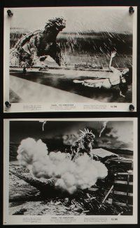 4e414 VARAN THE UNBELIEVABLE 10 8x10 stills '62 w/ great FX images of the wacky dinosaur monster!