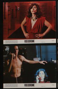 4e163 VIDEODROME 8 8x10 mini LCs '83 David Cronenberg, James Woods, Debbie Harry, sci-fi!
