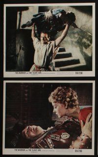 4e036 WARRIOR & THE SLAVE GIRL 12 color 8x10 stills '58 Gianna Maria Canale, mightiest Italian epic!