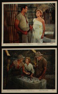 4e037 WATUSI 12 color 8x10 stills '59 Guardians of King Solomon's Mines, cool African native tribe!