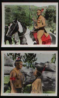 4e059 WHEN THE REDSKINS RODE 10 color 8x10 stills '52 Native American Jon Hall & Mary Castle!