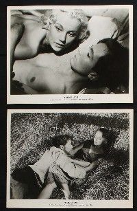 4e537 YOUNG LOVE 8 8x10 stills '55 Roland af Hallstrom Finnish melodrama, sexy images!