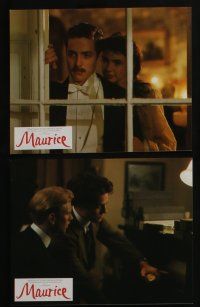 4e104 MAURICE 8 color English FOH LCs '87 Hugh Grant, gay romance by James Ivory & Ismail Merchant!