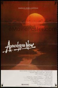 4f054 APOCALYPSE NOW int'l advance 1sh '79 Francis Ford Coppola, image of choppers over jungle!