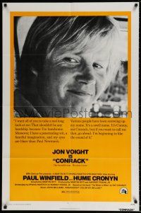 4f181 CONRACK 1sh '74 great close portrait of dedicated teacher Jon Voight, from Pat Conroy novel!