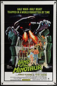 4f211 DEVIL'S MEN 1sh '77 Land of the Minotaur, Robert Tanenbaum fantasy monster art!