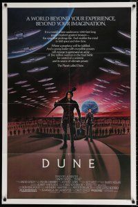 4f227 DUNE 1sh '84 David Lynch sci-fi epic, art of Kyle MacLachlan in a world beyond imagination!