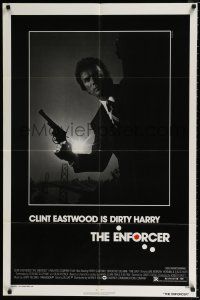 4f234 ENFORCER 1sh '76 Clint Eastwood as Dirty Harry w/.44 magnum & Golden Gate Bridge!