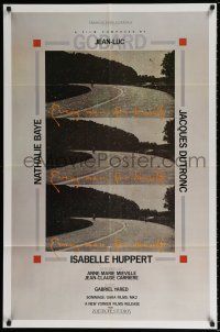 4f239 EVERY MAN FOR HIMSELF 1sh '80 Jean-Luc Godard's Sauve qui peut la vie, Isabelle Huppert!