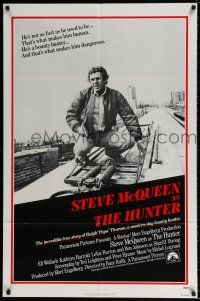 4f381 HUNTER int'l 1sh '80 great image of bounty hunter Steve McQueen!