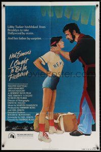 4f387 I OUGHT TO BE IN PICTURES 1sh '82 Chorney artwork of Walter Matthau & Dinah Manoff!