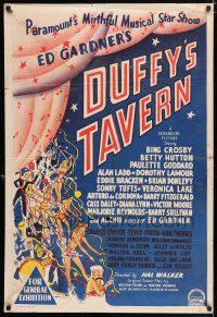 4g182 DUFFY'S TAVERN Aust 1sh '45 Paramount's biggest stars, Lake, Ladd & Bing Crosby!