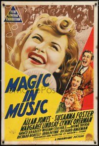 4g236 THERE'S MAGIC IN MUSIC Aust 1sh '41 Grace Bradley, Susanna Foster, Allan Jones!