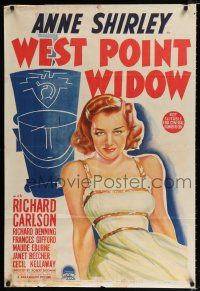 4g238 WEST POINT WIDOW Aust 1sh '41 directed by Robert Siodmak, sexy Anne Shirley!