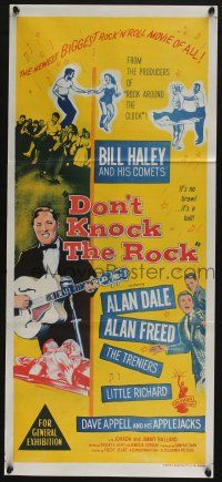 4g770 DON'T KNOCK THE ROCK Aust daybill '57 Bill Haley & his Comets, sequel to Rock Around the Clock