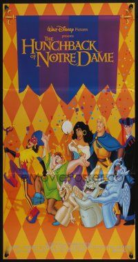 4g832 HUNCHBACK OF NOTRE DAME Aust daybill '96 Walt Disney cartoon from Victor Hugo's novel!
