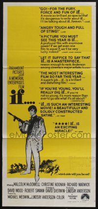 4g835 IF Aust daybill '69 introducing Malcolm McDowell, directed by Lindsay Anderson!