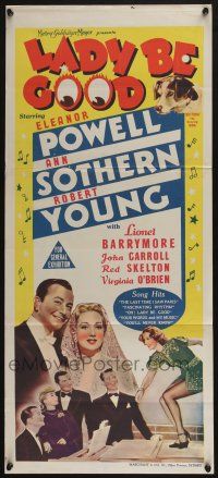 4g852 LADY BE GOOD Aust daybill '41 Eleanor Powell, Ann Sothern, Robert Young & Red Skelton!