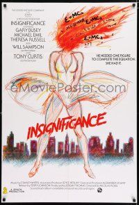 4g039 INSIGNIFICANCE English 1sh '85 incredible completely different Marilyn skirt blowing art!