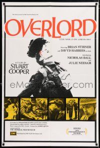 4g063 OVERLORD English 1sh '75 Brian Stirner, Davyd Harries, WWII D-Day!