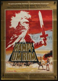 4g562 FIGHT FOR ROME German R76 Laurence Harvey, Orson Welles, Kampf um Rom
