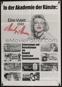 4g588 IN DER AKADEMIE DER KUNSTE German '81 Marilyn, Giant, The Birds, Rio Bravo and more!