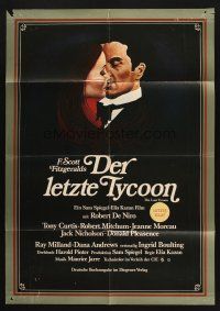 4g598 LAST TYCOON black style German '76 Robert De Niro, Jeanne Moreau, directed by Elia Kazan!
