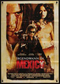 4g621 ONCE UPON A TIME IN MEXICO German '03 Antonio Banderas, Johnny Depp, sexy Salma Hayek!