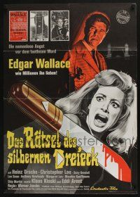 4g628 PSYCHO-CIRCUS German '67 most horrifying syndicate of evil, cool art of sexy girl terrorized