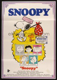 4g644 SNOOPY COME HOME white style German '72 Peanuts, Charlie Brown, great Schulz art of Snoopy!