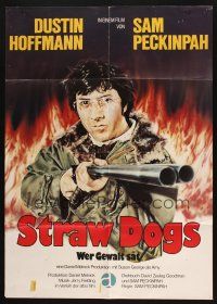 4g648 STRAW DOGS German R81 Susan George, art of Dustin Hoffman, directed by Sam Peckinpah!