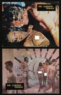 4g701 CURIOUS FEMALE 2 German LCs '69 X-rated sci-fi, wacky images of naked people!