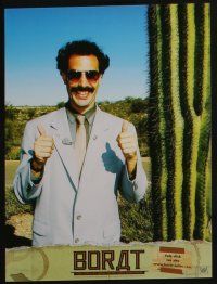 4g379 BORAT 6 French LCs '06 different wacky images from Sacha Baron Cohen mockumentary!