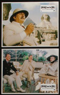 4g268 DEATH ON THE NILE 12 French LCs '78 Peter Ustinov, David Niven, Agatha Christie mystery!