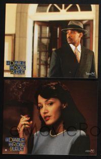 4g336 DEVIL IN A BLUE DRESS 8 French LCs '95 cool images of Denzel Washington, sexy Jennifer Beals!