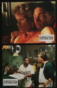 4g269 DO THE RIGHT THING 12 French LCs '89 Spike Lee, Danny Aiello, Ossie Davis & Ruby Dee!