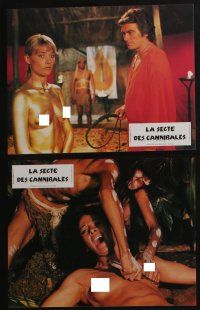 4g338 DOOMED TO DIE 8 French LCs '80 Umberto Lenzi's Mangiati vivi, cannibals & naked girls!