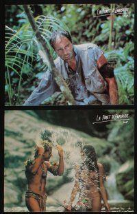 4g270 EMERALD FOREST 12 French LCs '85 John Boorman, Powers Boothe, based on a true story!
