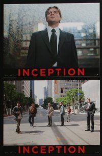 4g345 INCEPTION 8 French LCs '10 Christopher Nolan, Leonardo DiCaprio, Gordon-Levitt, different!