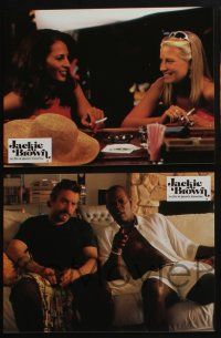 4g308 JACKIE BROWN 10 French LCs '98 Robert Forster, Pam Grier, Samuel L. Jackson, De Niro, Fonda!