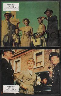 4g412 MAN WHO KNEW TOO MUCH set of 3 French LCs R83 Hitchcock, James Stewart & Doris Day!