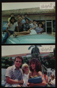 4g284 PORKY'S II: THE NEXT DAY 12 French LCs '83 Bob Clark sequel, Monahan, w/ cool cast portrait!