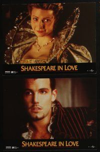 4g292 SHAKESPEARE IN LOVE 12 French LCs '98 Geoffrey Rush, Affleck & Joseph Fiennes, Madden!
