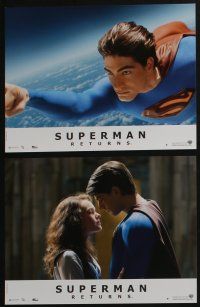 4g362 SUPERMAN RETURNS 8 French LCs '06 Brandon Routh, Kate Bosworth, Spacey, sexy Parker Posey!