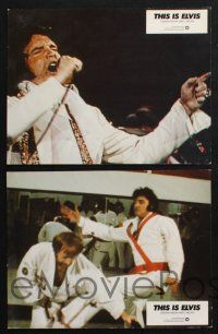 4g410 THIS IS ELVIS 4 French LCs '81 Elvis Presley rock 'n' roll biography, portraits of The King!