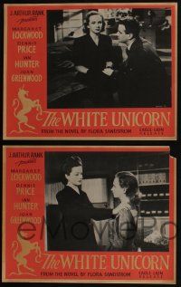 4g163 WHITE UNICORN 8 Canadian LCs '47 many images of Margaret Lockwood & Dennis Price!