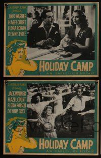 4g143 HOLIDAY CAMP 8 Canadian LCs '47 Ken Annakin, Flora Robson, Dennis Price, The Hugetts!