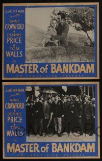 4g147 MASTER OF BANKDAM 8 Canadian LCs '47 great images of pretty Anne Crawford & Dennis Price!