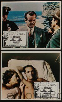 4g242 CHINATOWN 8 Mexican LCs '74 cool images of Jack Nicholson & Faye Dunaway, Roman Polanski!
